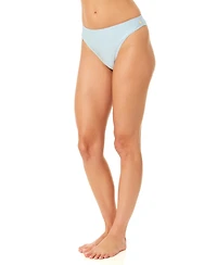 CeCe Women's Mid-Rise Hipster Swim Bottoms