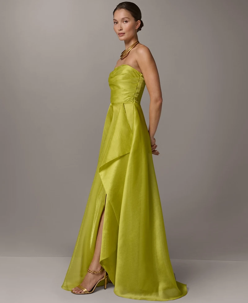Donna Karan New York Women's Strapless Surplus Ball Gown