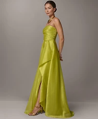 Donna Karan New York Women's Strapless Surplus Ball Gown