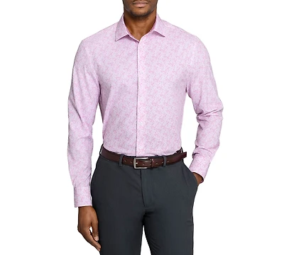 ConStruct Men's Slim-Fit Performance Stretch Comfort Dress Shirt