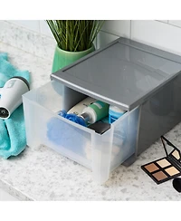 Iris Usa, Inc. 12" W Stackable Storage Drawer, Pack of 3