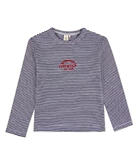 MeMoi Kids Boys Mini-Stripe Cotton-Rich 2 Piece Lounge Set