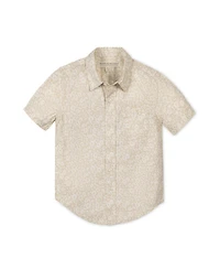 Hope & Henry Boys Linen Short Sleeve Shirt