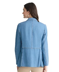 Jones New York Women's Faux Double Breasted Blazer