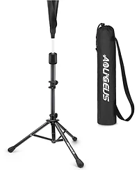 Aoligeijs Baseball Tee Batting Tee Softball Tee Portable Travel Hitting Tee,Easy Adjustable Height,Stable Tripod Stand