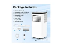 Mecale 8000 Btu Portable Air Conditioner with Heating and Cooling Modes