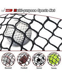 Aoligeijs Sports Netting - Heavy Duty Ball Net for Golf, Baseball, Hockey, Soccer