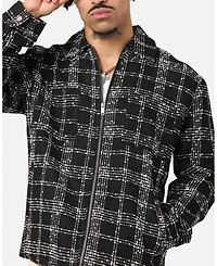 Xxiii Men's Boucle Tweed Zip Jacket