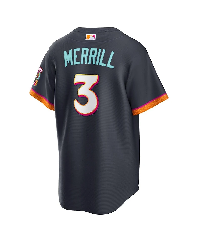Nike Men's Jackson Merrill Black San Diego Padres 2026 City Connect Stadium Jersey