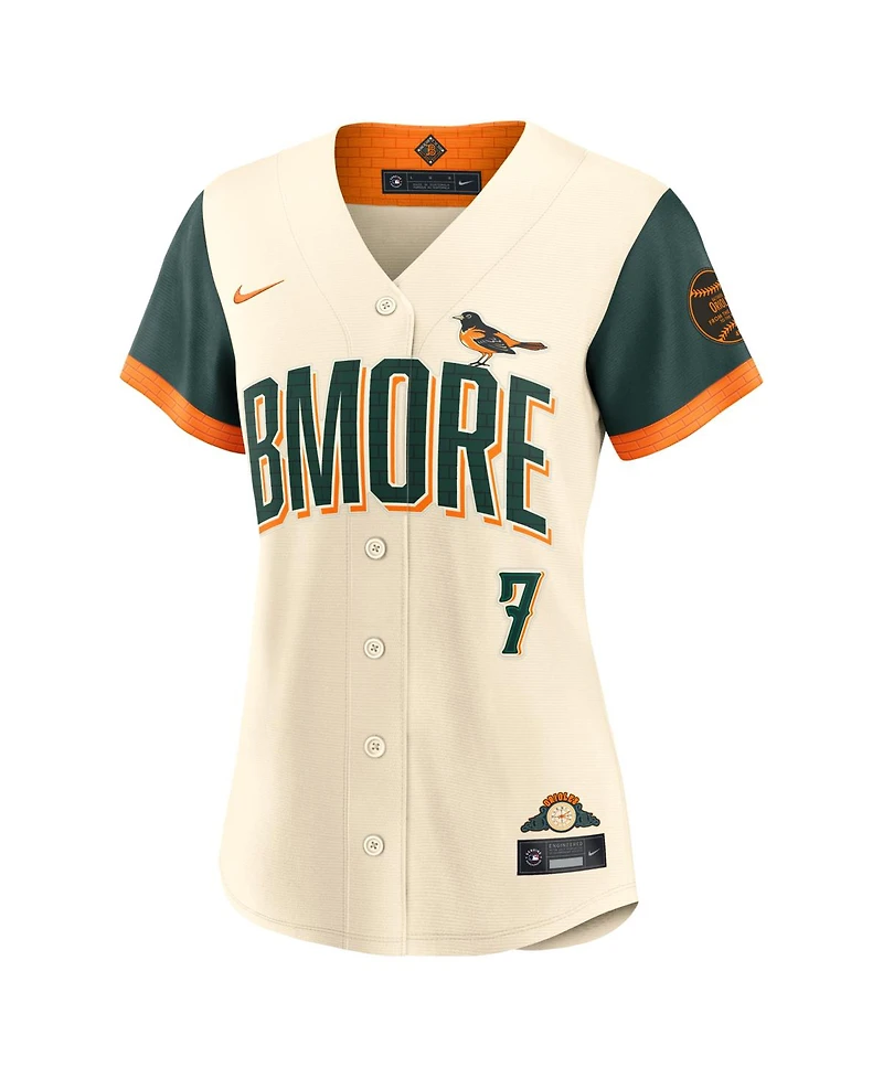 Nike Women's Jackson Holliday Natural Baltimore Orioles 2026 City Connect Stadium Jersey