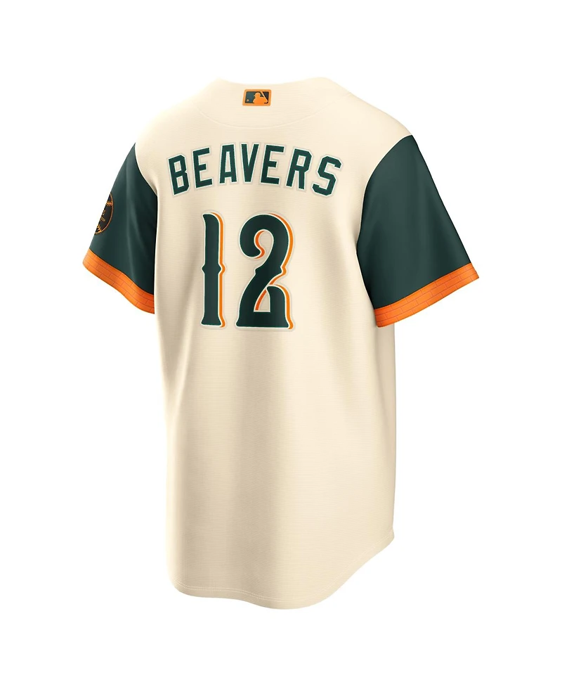 Nike Men's Dylan Beavers Natural Baltimore Orioles 2026 City Connect Stadium Jersey