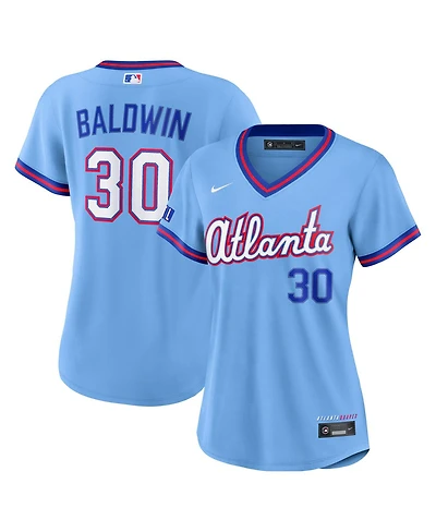 Nike Women's Drake Baldwin Powder Blue Atlanta Braves 2026 City Connect Stadium Jersey