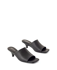 Therapy Australia Women's Nassau Square Toe Low Kitten Heel