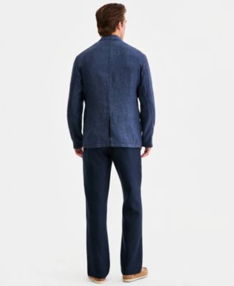 Rodd Gunn Mens Campbell Linen Jacket Spencer Bay Linen Pants Gunn T Shirt Victoria Loafer