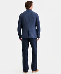 Rodd Gunn Mens Campbell Linen Jacket Spencer Bay Linen Pants Gunn T Shirt Victoria Loafer