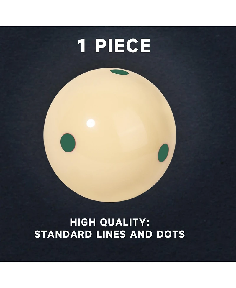 Gse Games & Sports Expert 2-1/4" Practice Training Artifact Cue Ball Used American Billiards Eight Balls, Accessories