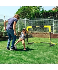 Bearwill 7x5 Ft Portable Soccer Goal Youth Players Ages 6 14 Large Frame Design Built for Long Term Development Easy Setup Park School Training