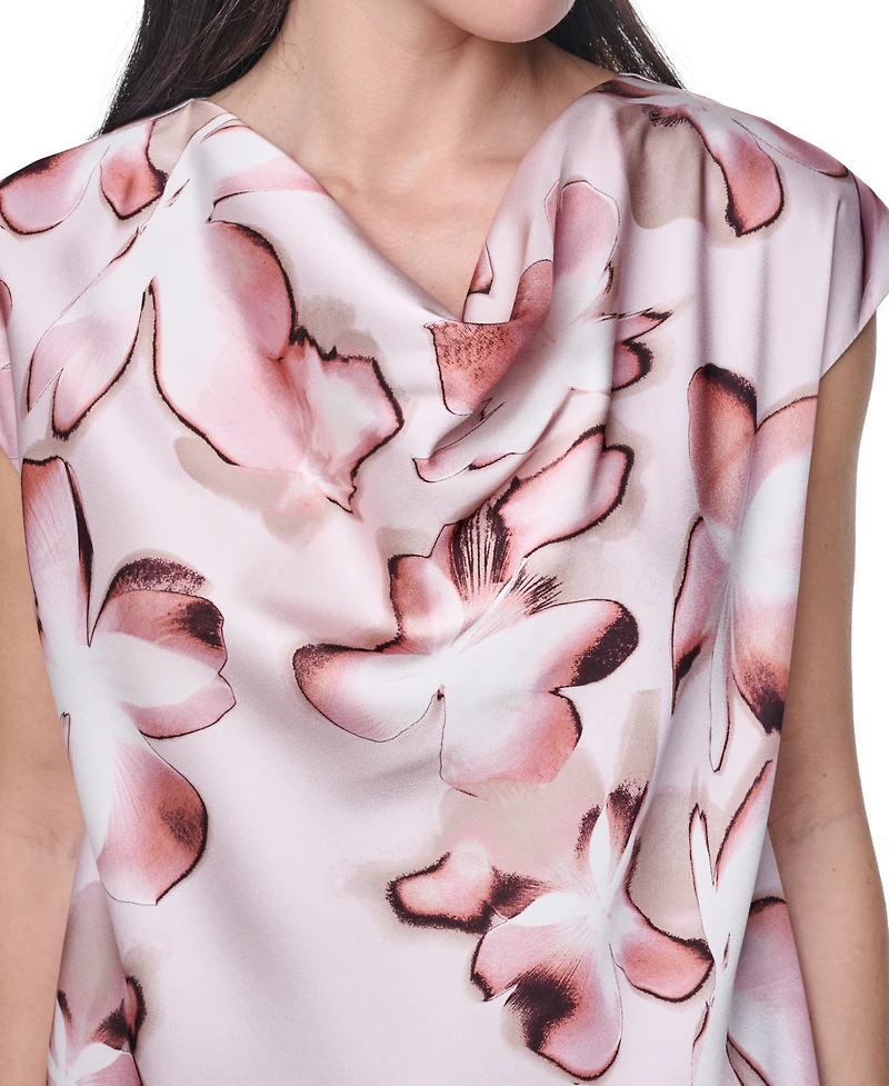 Calvin Klein Women's Cowl Neck Blouse