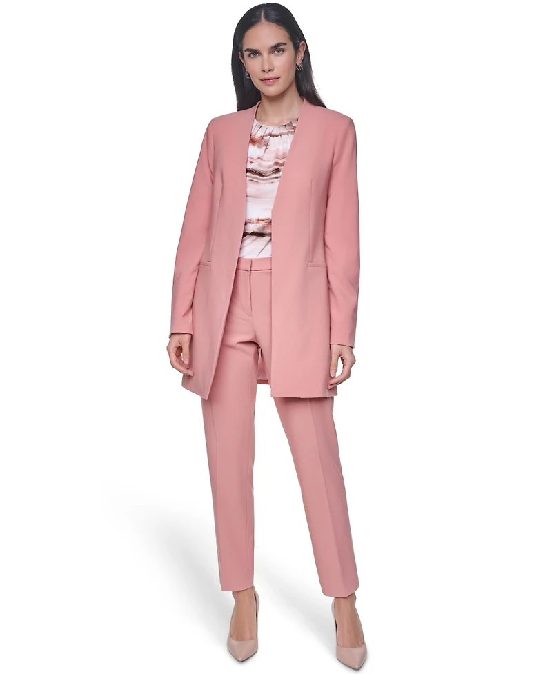 Calvin Klein Women's Long-Sleeve Open Front Blazer