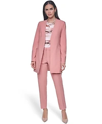 Calvin Klein Women's Long-Sleeve Open Front Blazer