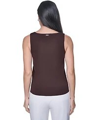 Calvin Klein Women's Square Neck Sleeveless Top