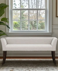Madison Park Welburn 49.5" Upholstered Accent Bench
