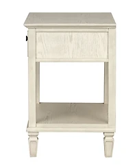 Madison Park Signature Victoria 24" One-Drawer Wood Bedside Table