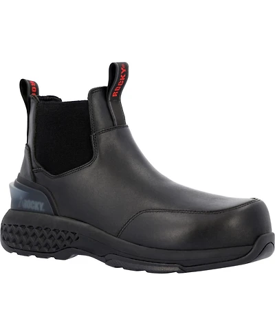 Rocky Men's Code Red Station Slip-On Composite Toe Boot