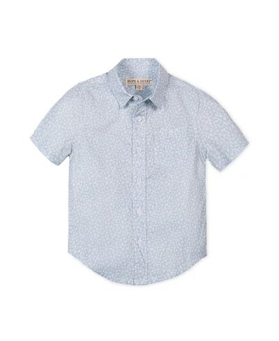 Hope & Henry Boys Linen Short Sleeve Shirt