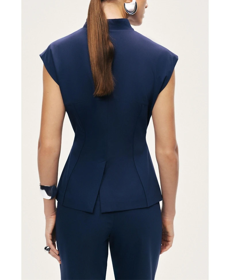 Nocturne Women's Tailored Sleeveless Vest