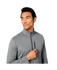 Free Country Men's Tech Double Face Quarter Zip Shirt