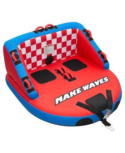 Mecale 2-Rider Towable Tube for Boating 340 lbs Dual Tow Points