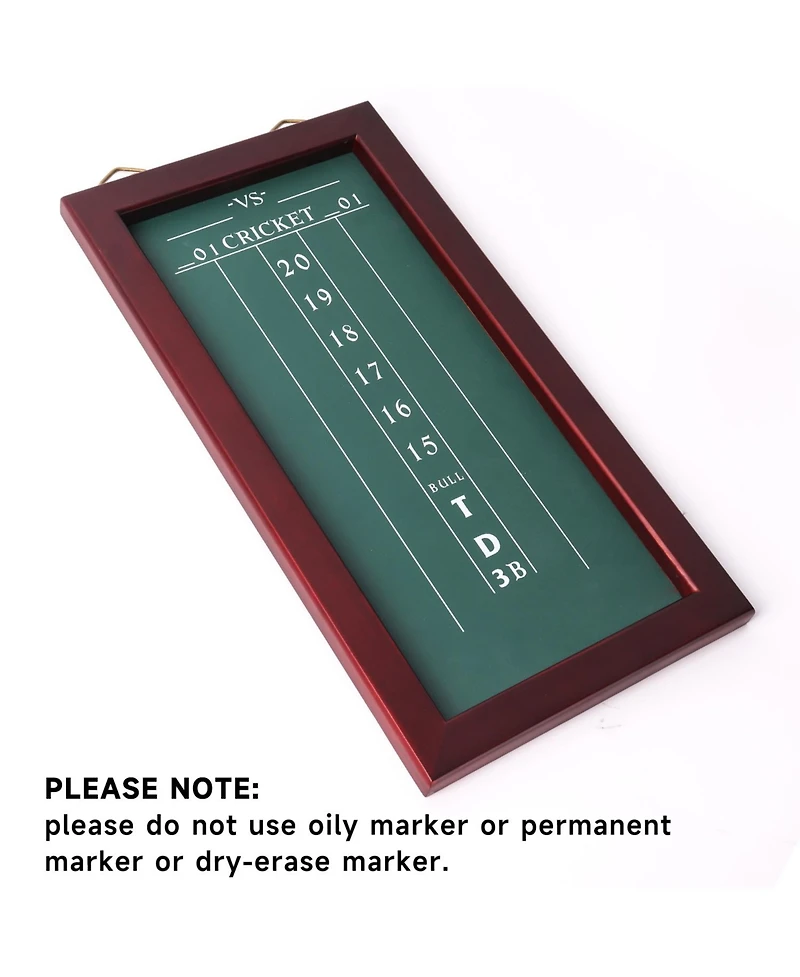 Gse Games & Sports Expert Large Chalk Dart Game Scoreboard with Chalks