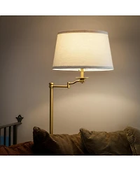 Brightech Caden Classic Led Floor Lamp with Extendable Swing Arm