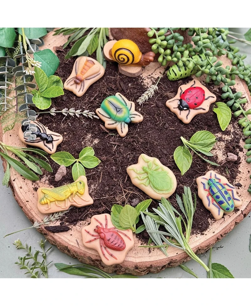 Yellow Door Sensory Play Stones: Bugs - 12 Pieces