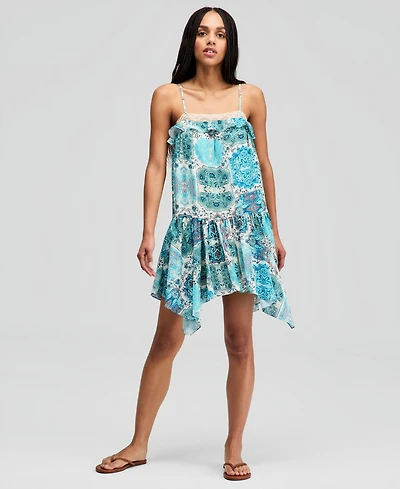 And Now This Petite Square Neck Floral Mini Dress, Macy's Exclusive