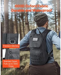 Mecale Tactical 18L Hydration Backpack with 3L Water Bladder and Molle System