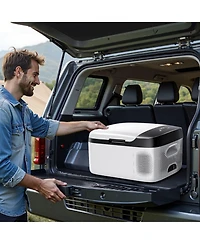 Mecale 16 Quart Portable Car Freezer with App Control 60W for Camping
