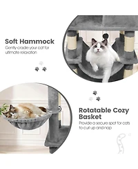 Cozito Cat Tree 66 in with 2 Condos and Sisal Scratching Posts