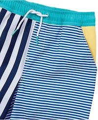 Lands' End Big Boys Husky Chlorine Resistant Stretch Hydroliner Sport Swim Trunks