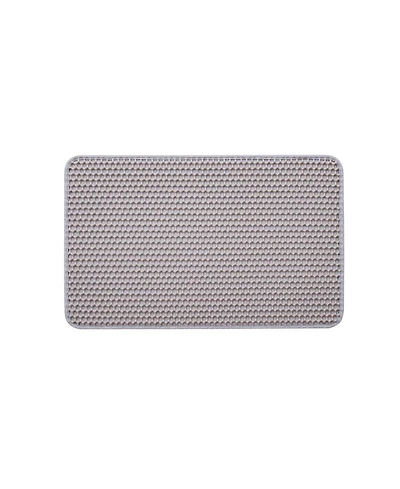 Gouun Double-Layer Honeycomb Cat Litter Trapping Mat, 24 x 15 Inch Eva Litter Box Mat with Waterproof Bottom