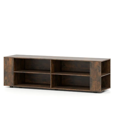 Gouun 8-Shelf Open Entertainment Center for TVs up to 65 inch