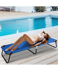Sugift Folding Camping Bed Outdoor Portable Military Cot Sleeping Hiking