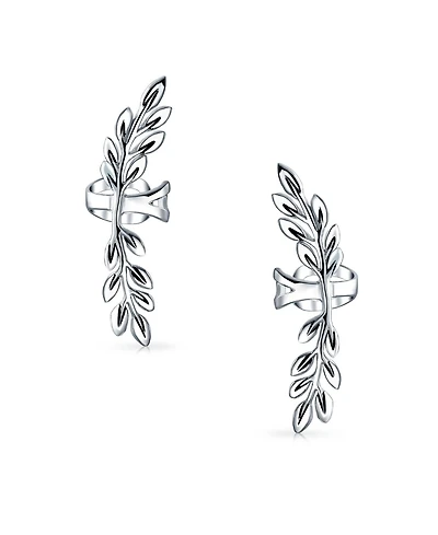 Bling Jewelry Climber Cartilage Leaf Ear Cuffs Wrap For Non Pierced Earrings