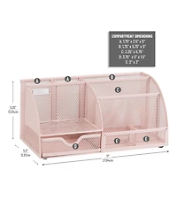 Gnuadz Desktop Organizer Metal Mesh Office File Storage Mail Holder