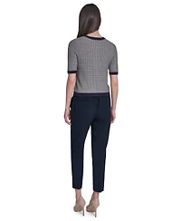 Tommy Hilfiger Women's Short-Sleeve Crewneck Sweater