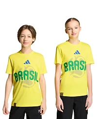 adidas Boys' 8-20 Fifa World Cup 2026 Brazil Crewneck T-Shirt