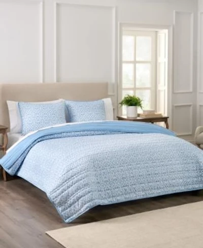 Waverly Kaidyn Print Microfiber Quilt Set