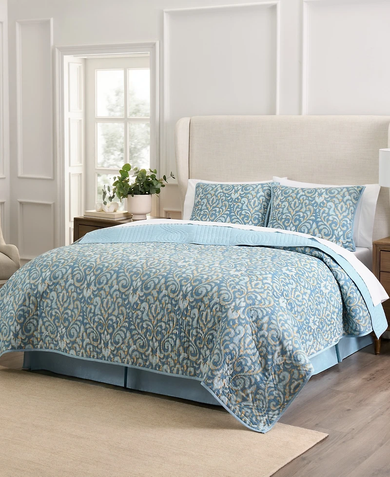 Waverly Kensington Cotton 4-Pc. Quilt Set