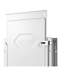 Aostirmotor Large Pet Door with lockable magnetic flap, durable aluminum frame, secure and energy-efficient, easy installation